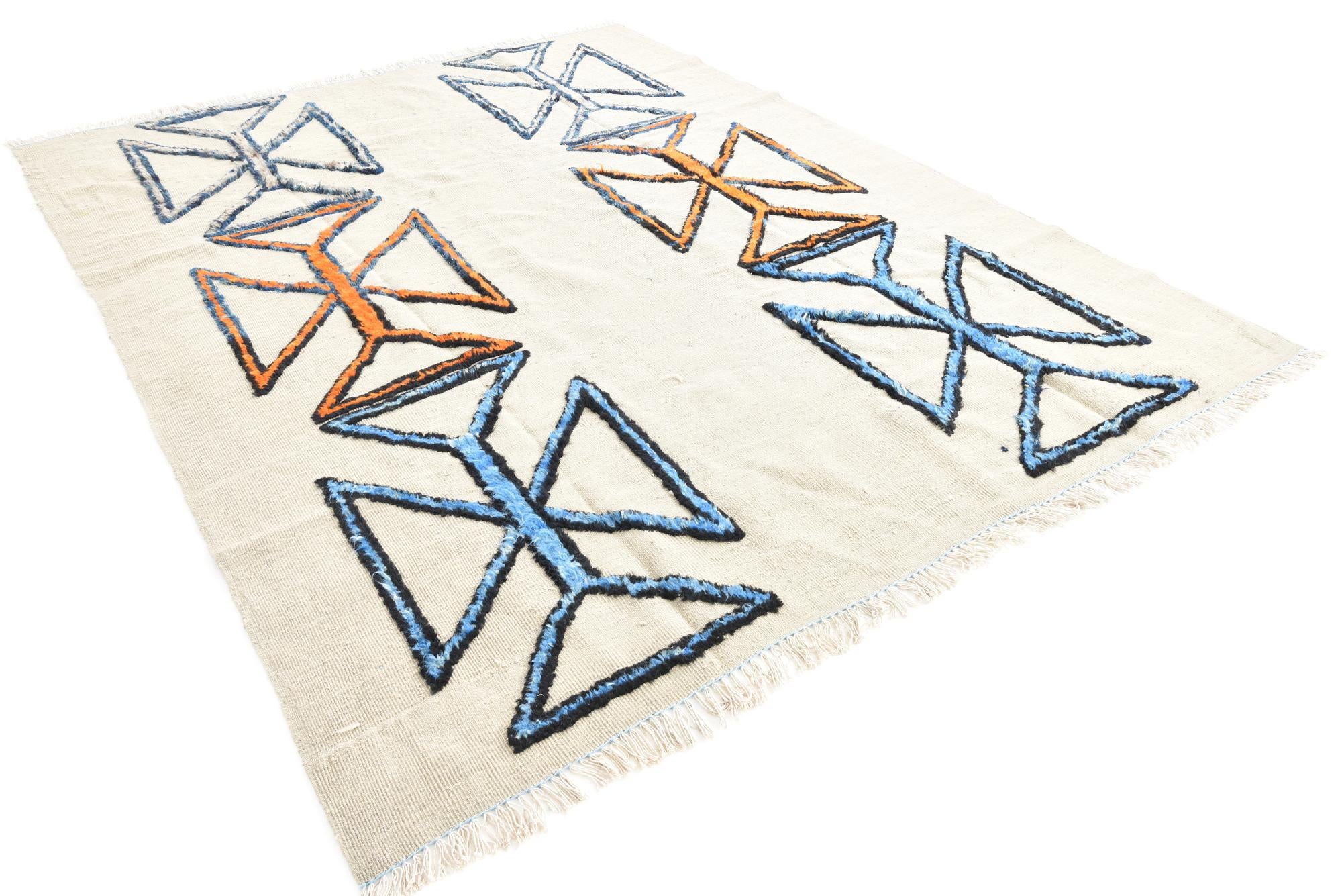 8' 3 x 11' Hand Knotted Moroccan Wool Rug