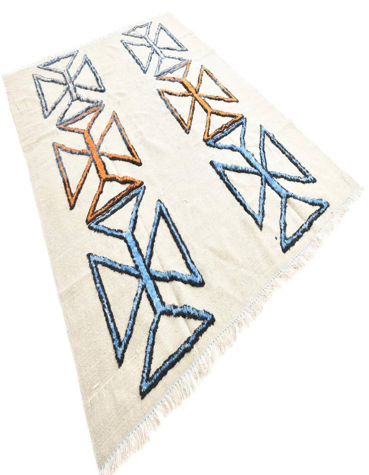 Detail image of 8' 3 x 11'  Hand Knotted Moroccan Wool Rug