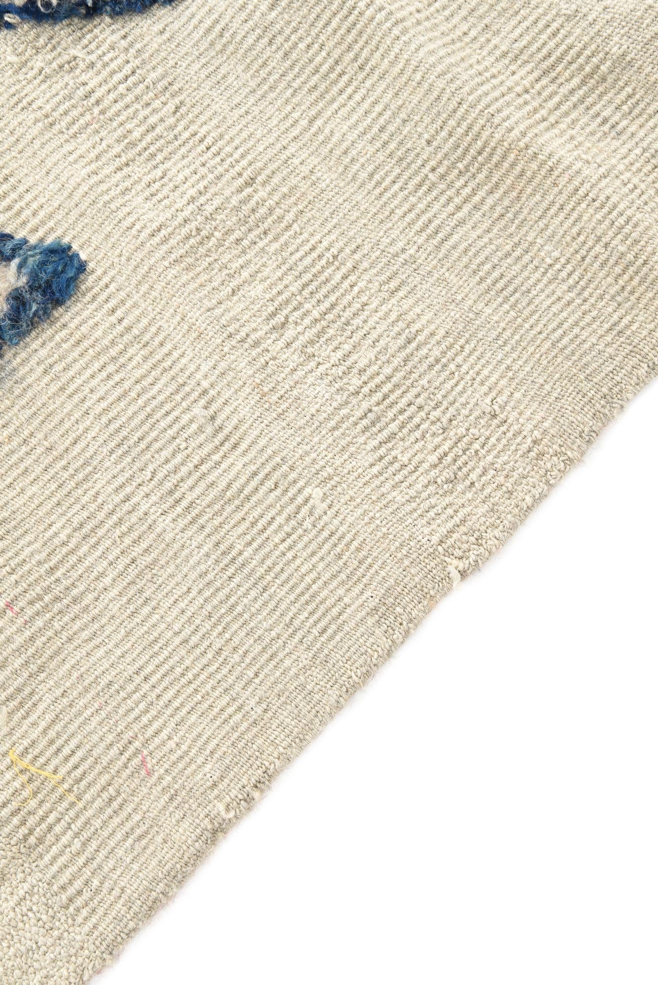 8' 3 x 11' Hand Knotted Moroccan Wool Rug