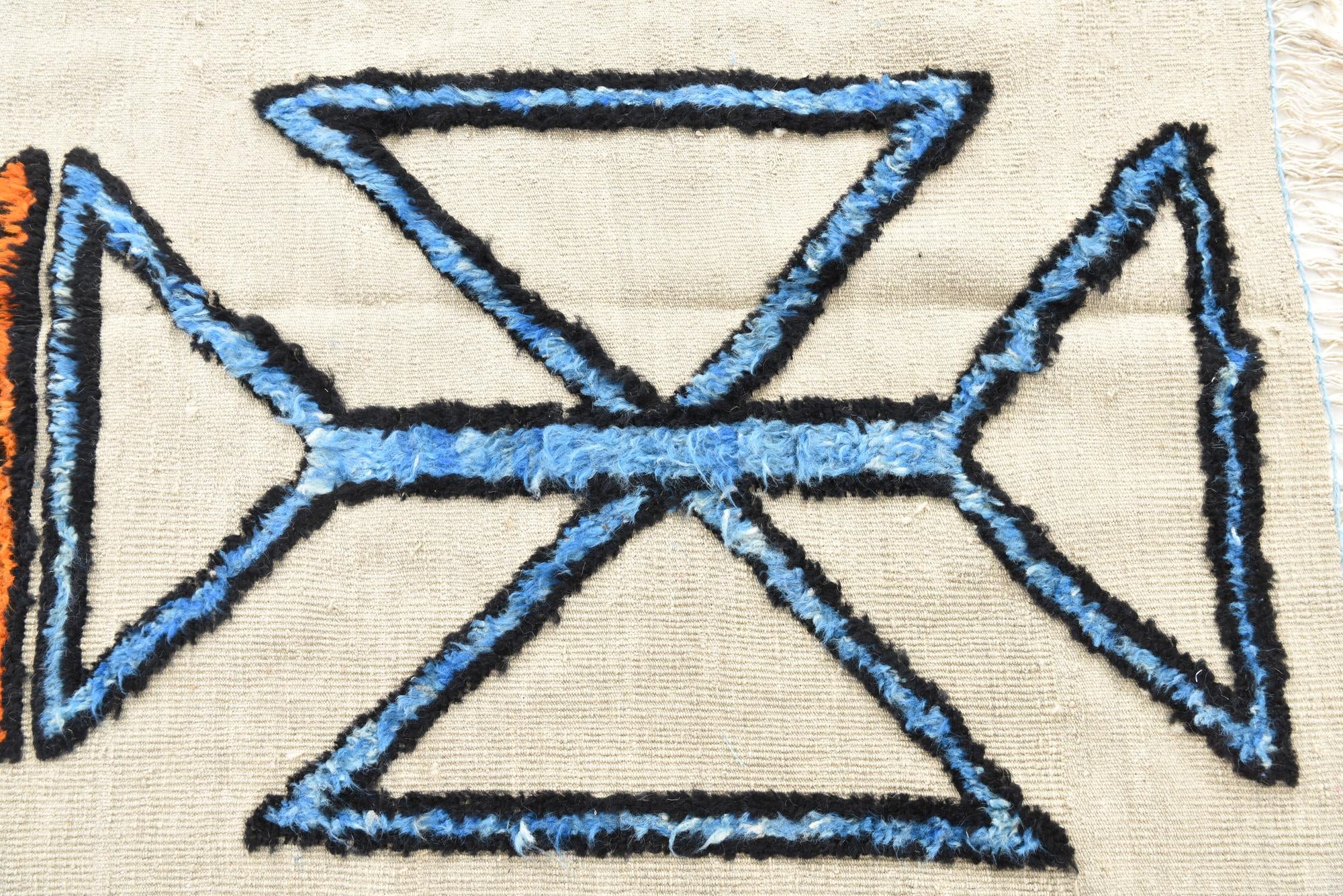 8' 3 x 11' Hand Knotted Moroccan Wool Rug