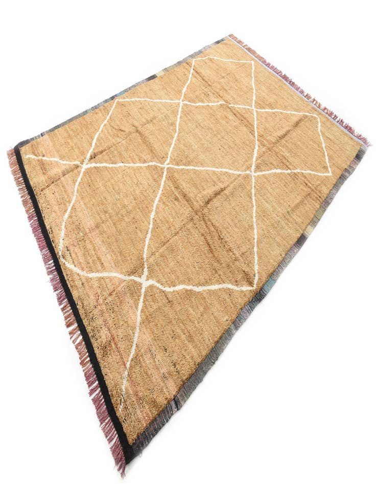 Detail image of 8' 7 x 12' 3  Hand Knotted Moroccan Wool Rug