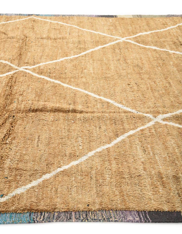 Detail image of 8' 7 x 12' 3  Hand Knotted Moroccan Wool Rug