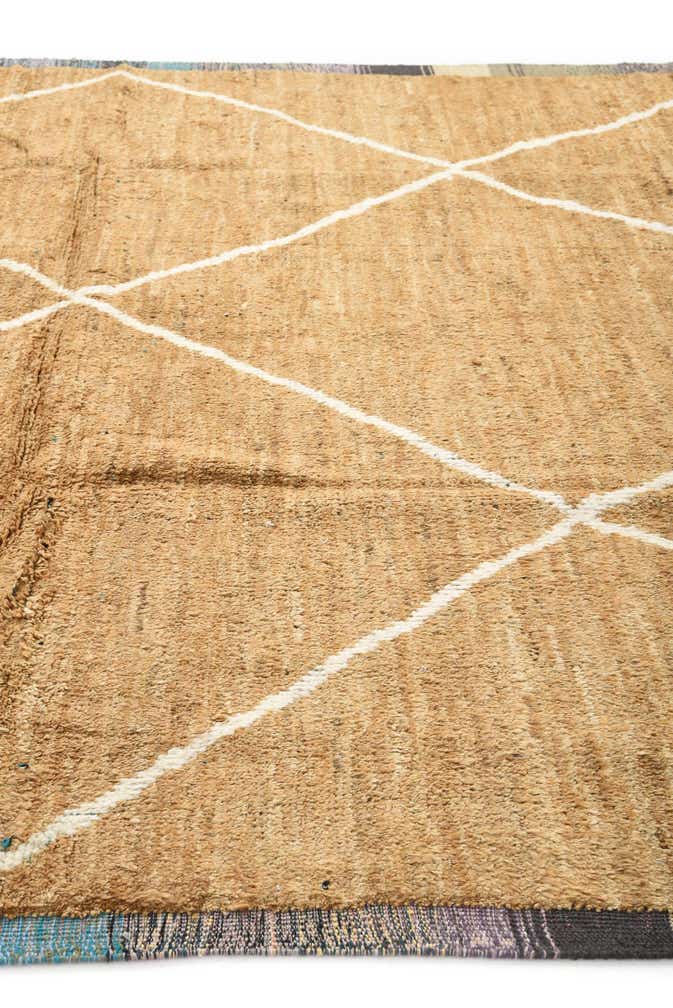 8' 7 x 12' 3 Hand Knotted Moroccan Wool Rug