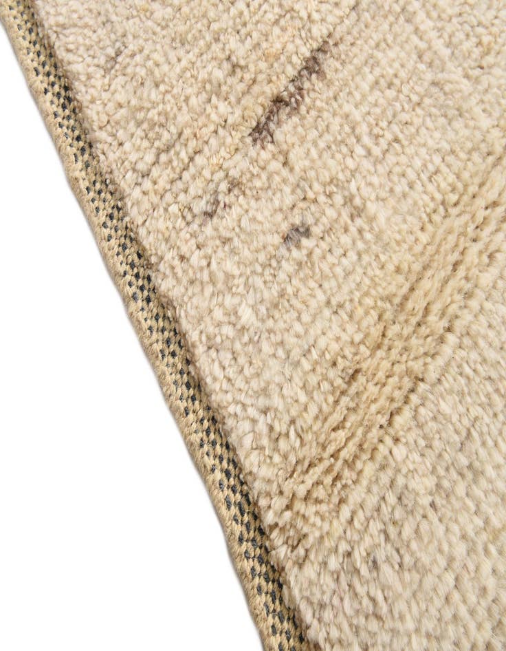 Detail image of 6' 3 x 9' 3  Hand Knotted Moroccan Wool Rug