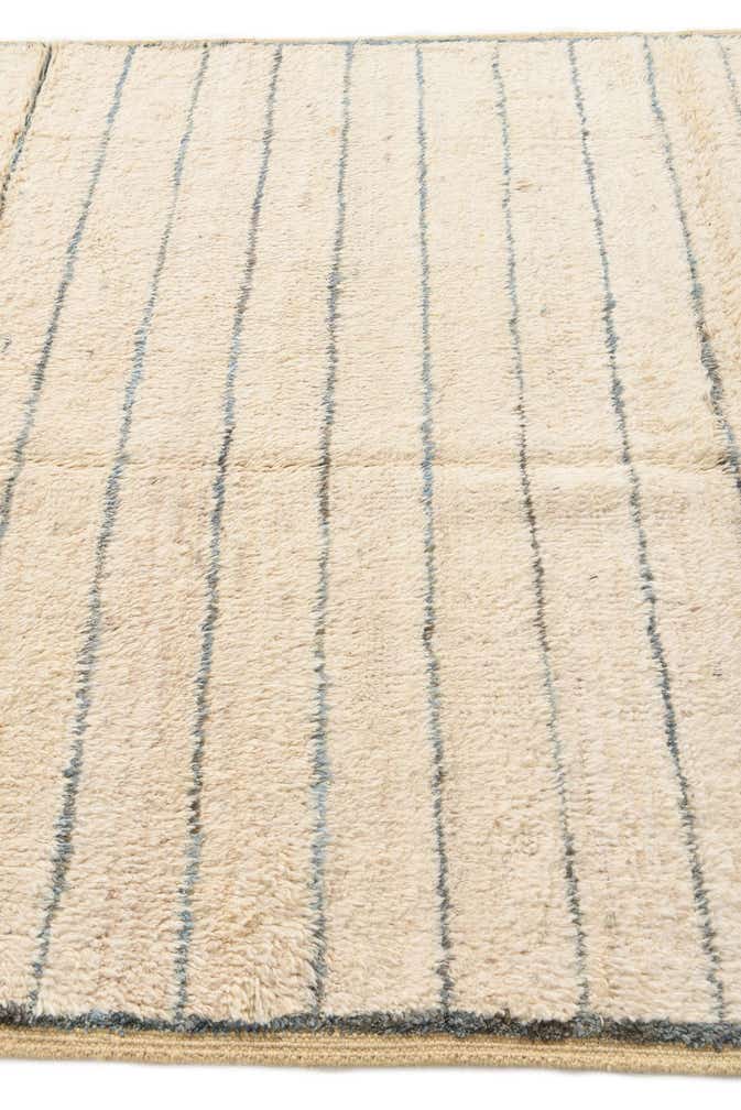 6' 3 x 9' 5 Hand Knotted Moroccan Wool Rug