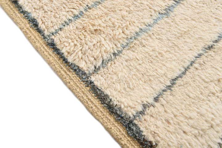 6' 3 x 9' 5 Hand Knotted Moroccan Wool Rug