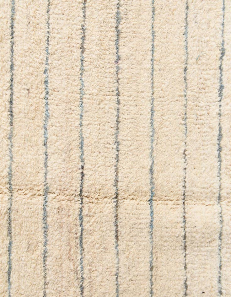 Detail image of 6' 3 x 9' 5  Hand Knotted Moroccan Wool Rug