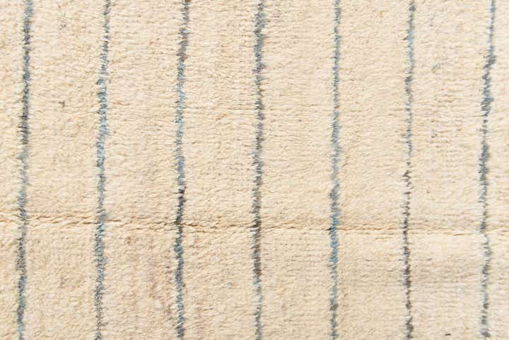 6' 3 x 9' 5 Hand Knotted Moroccan Wool Rug