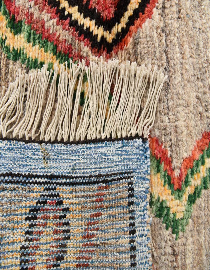 Detail image of 5' 8 x 8' 10  Hand Knotted Moroccan Wool Rug