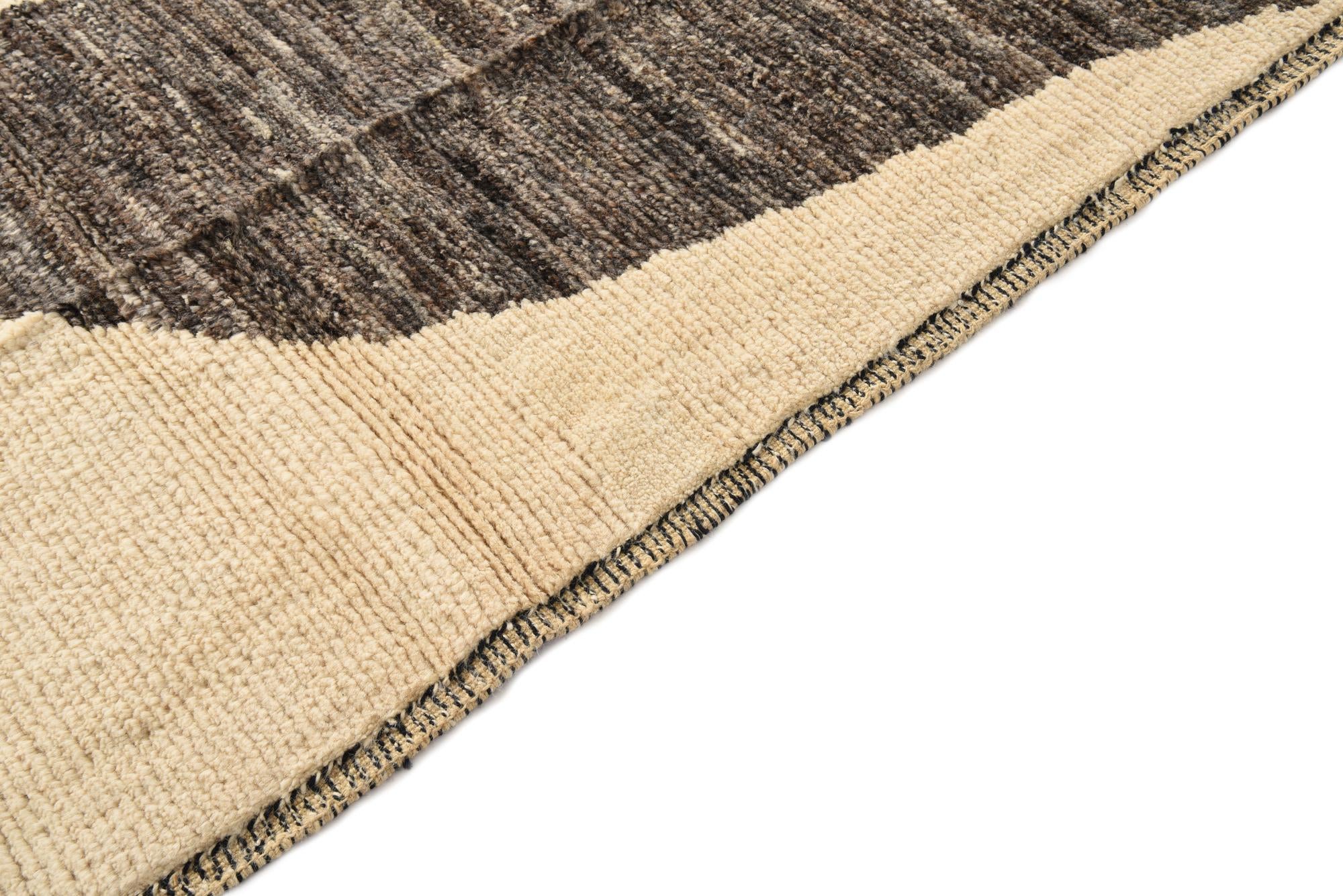 10' 2 x 14' 2 Hand Knotted Moroccan Wool Rug