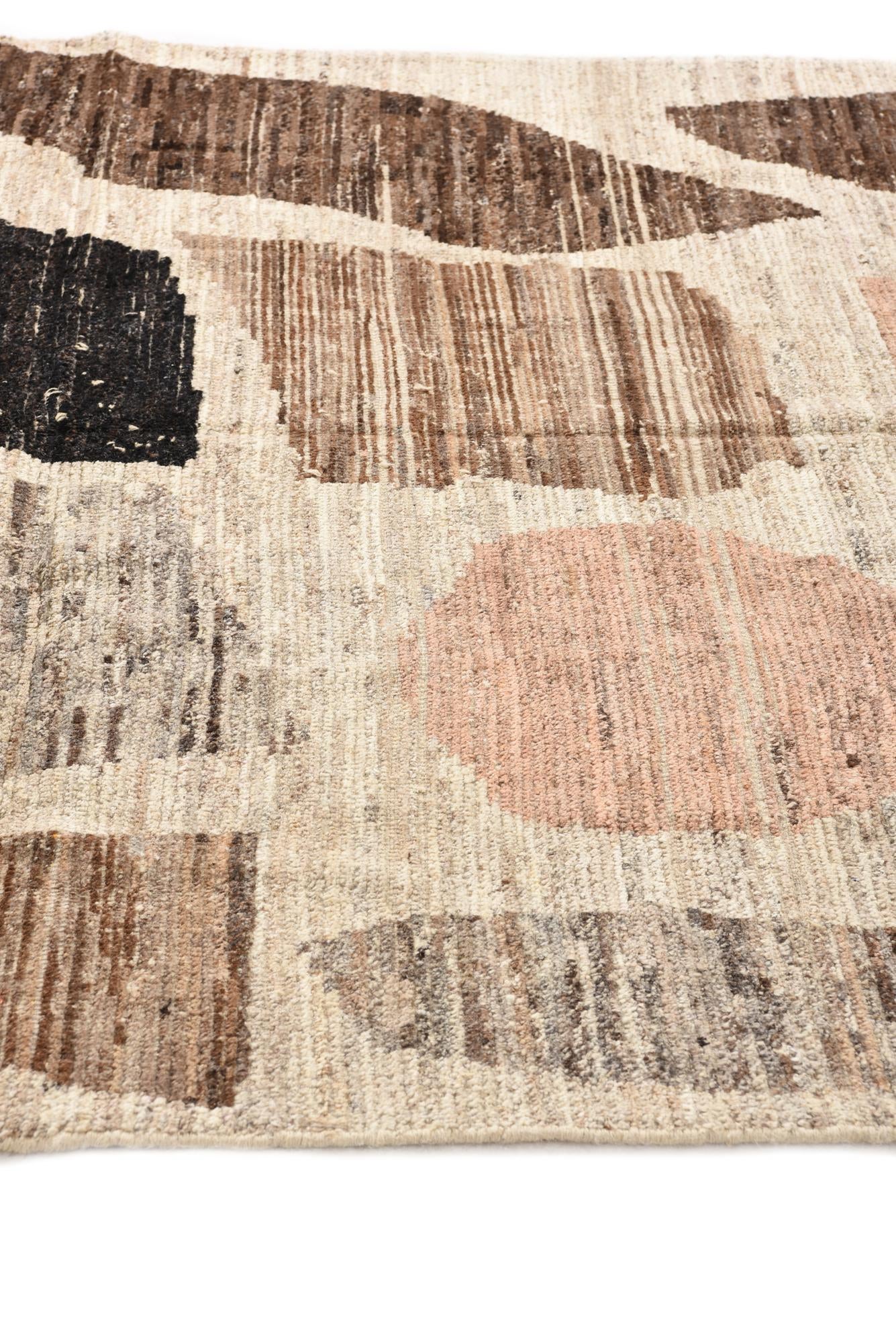6' x 8' 9 Hand Knotted Moroccan Wool Rug