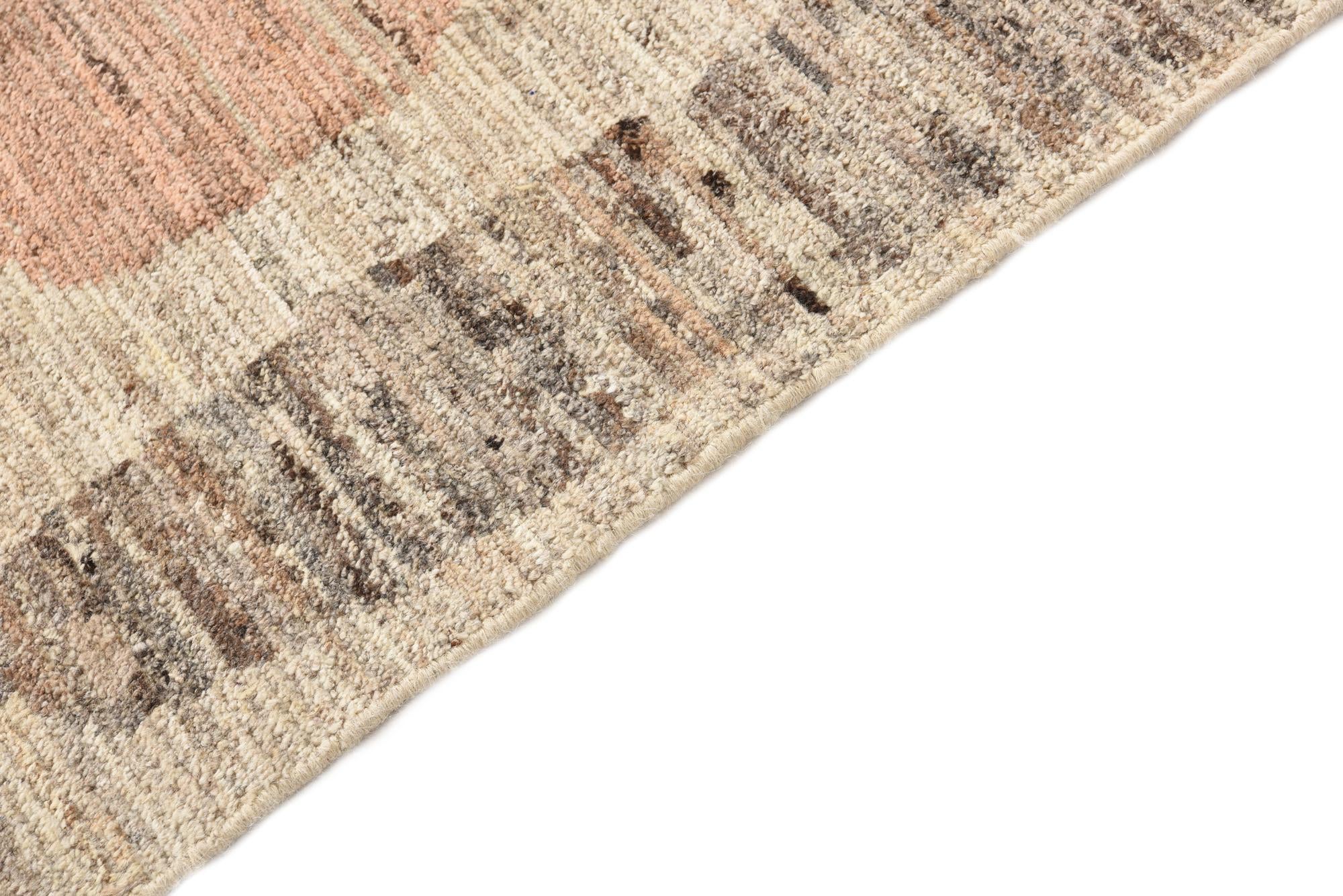 6' x 8' 9 Hand Knotted Moroccan Wool Rug