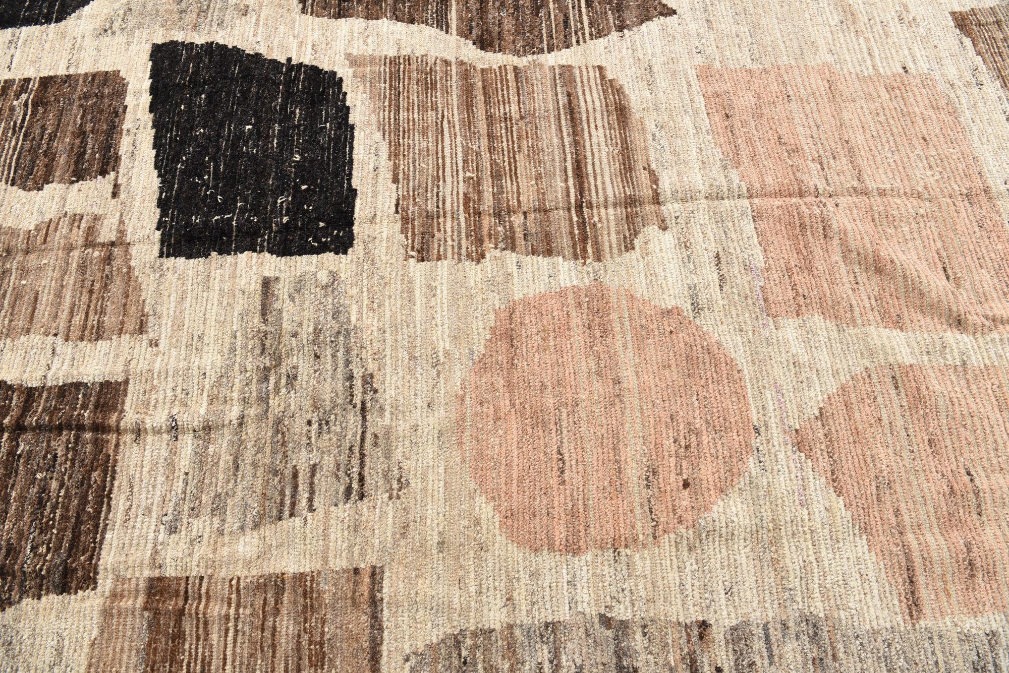 6' x 8' 9 Hand Knotted Moroccan Wool Rug
