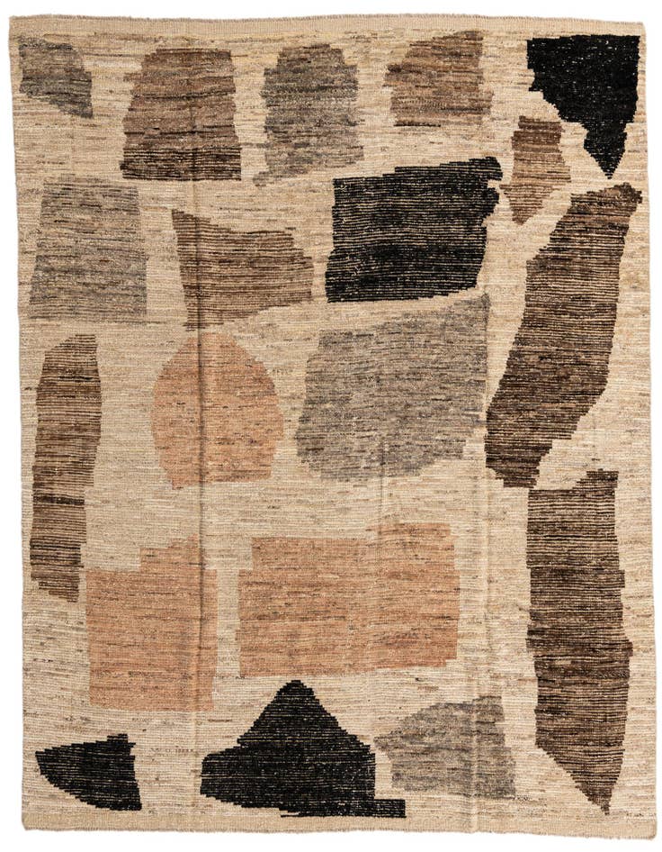 Detail image of 7' 11 x 10' 6 Hand Knotted Moroccan Wool Rug
