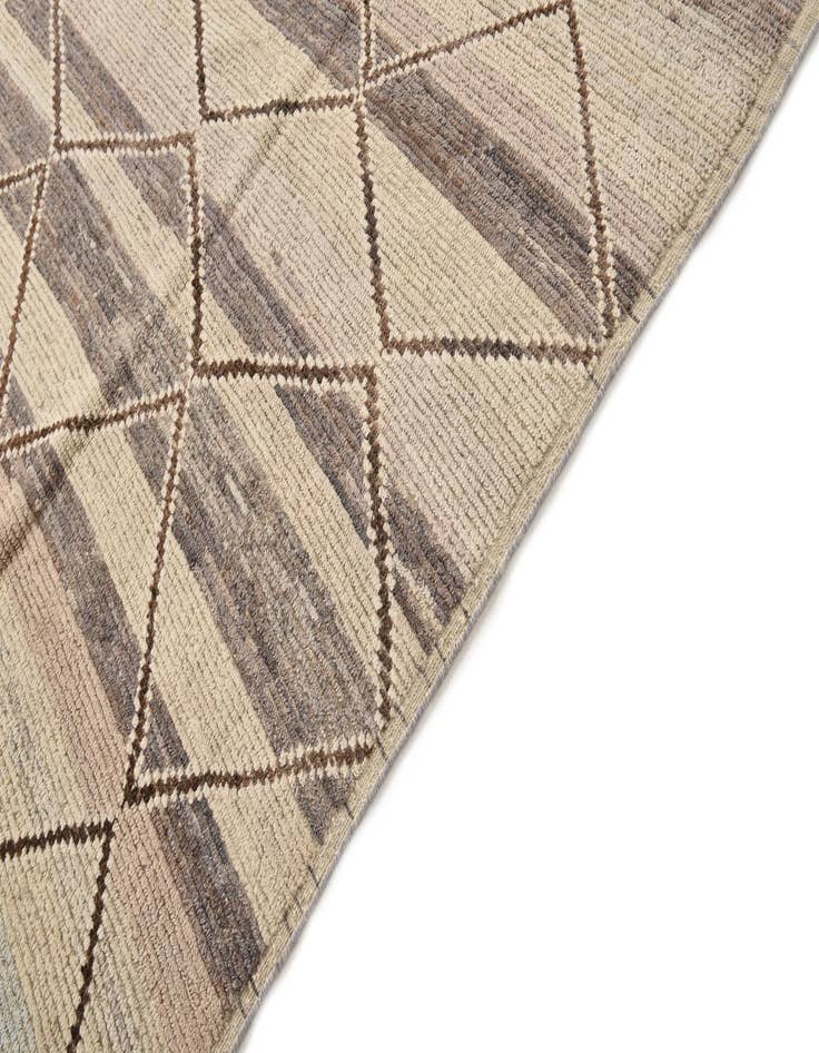 Detail image of 8' 1 x 9' 5  Hand Knotted Moroccan Wool Rug