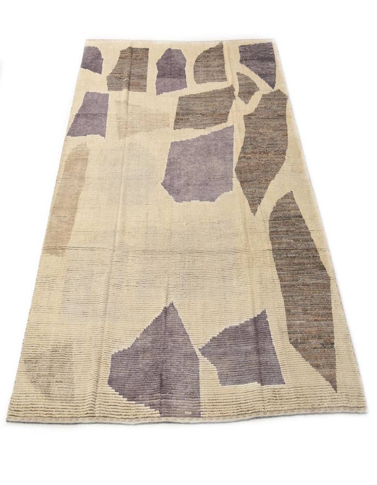 Detail image of 8' x 10' 2 Hand Knotted Moroccan Wool Rug