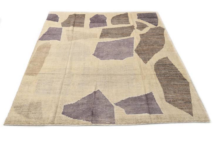 Detail image of 8' x 10' 2 Hand Knotted Moroccan Wool Rug