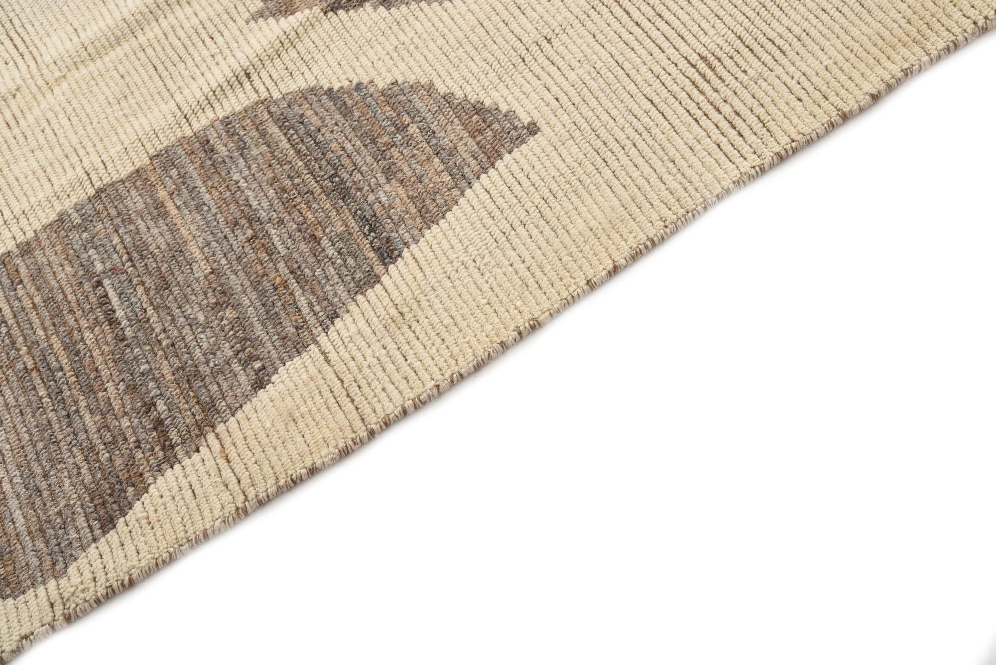 8' x 10' 2 Hand Knotted Moroccan Wool Rug