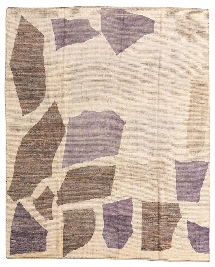 Detail image of 8' x 10' 2 Hand Knotted Moroccan Wool Rug
