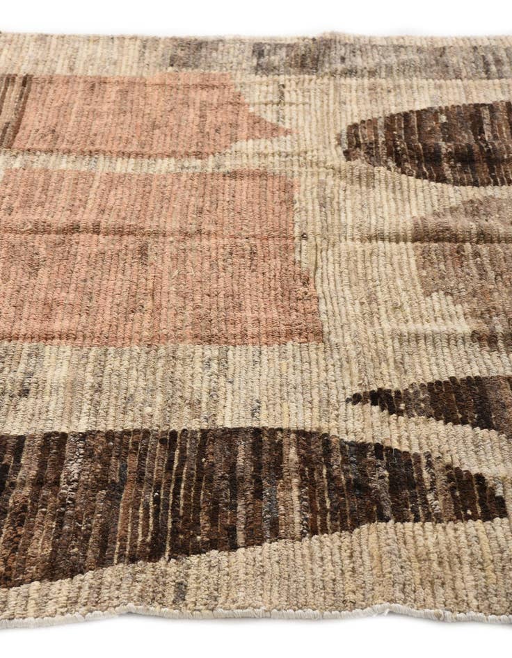 Detail image of 6' x 9' 8  Hand Knotted Moroccan Wool Rug