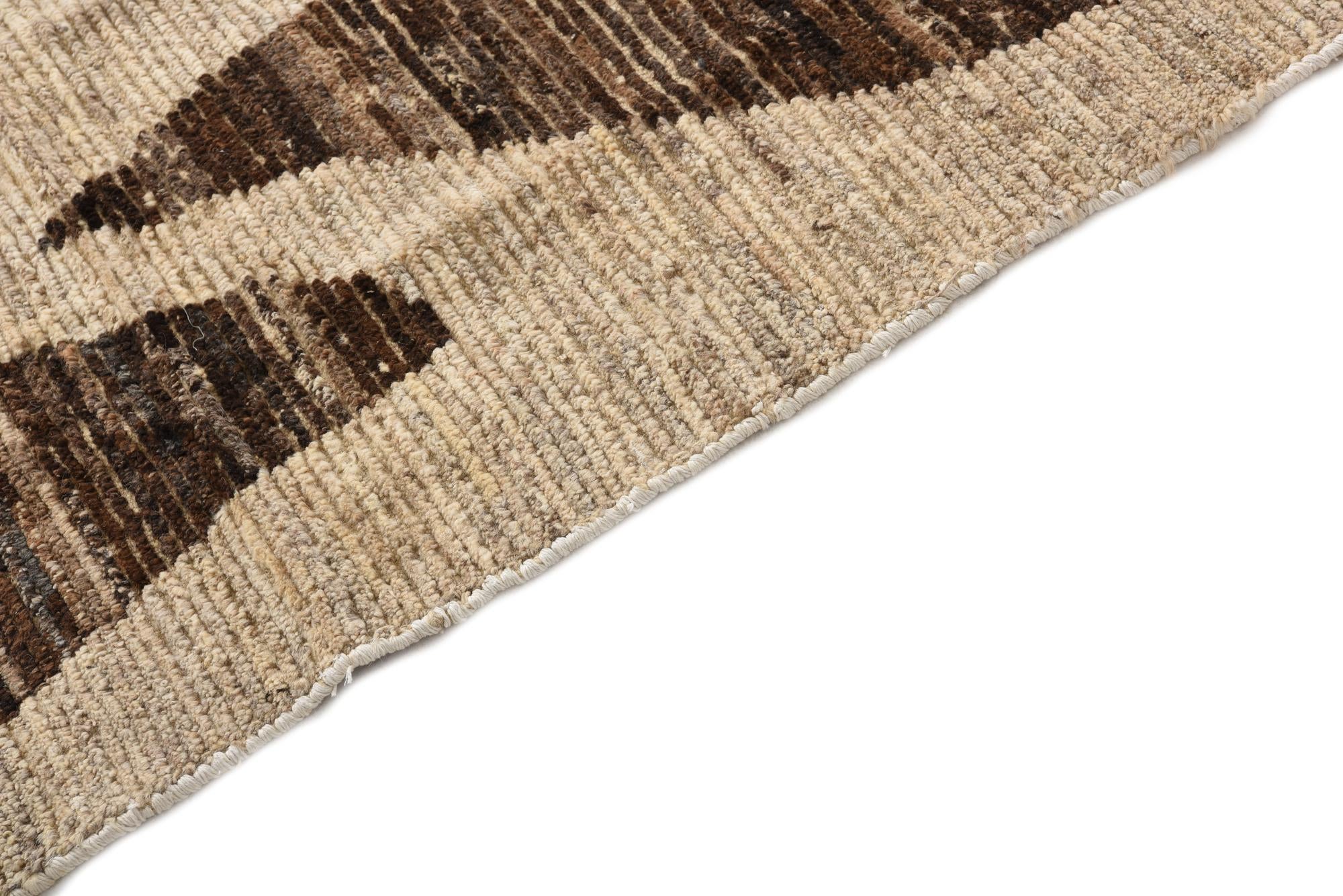 6' x 9' 8 Hand Knotted Moroccan Wool Rug