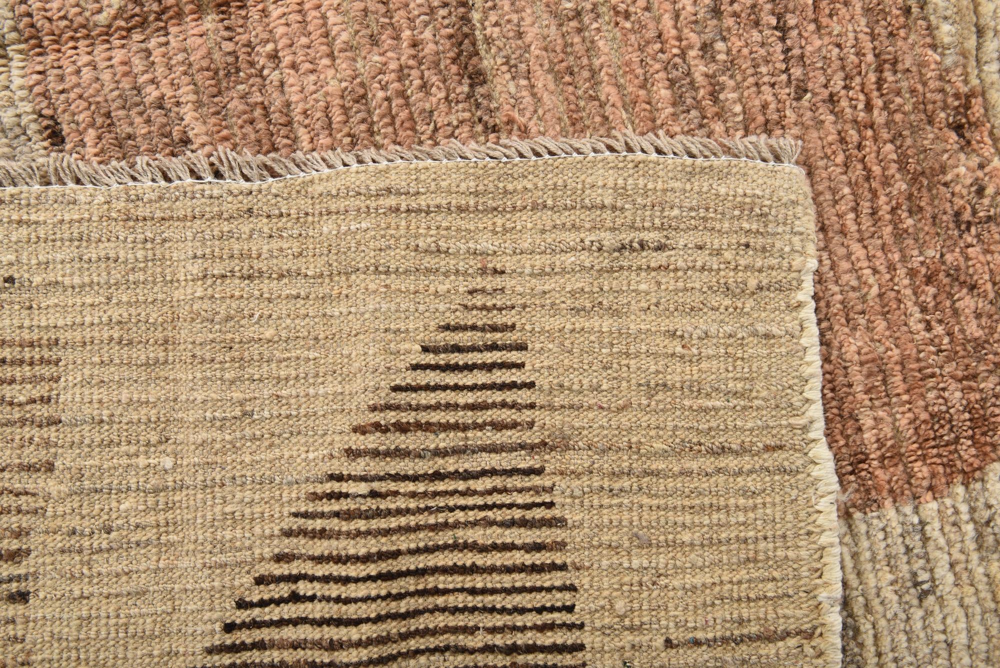 6' x 9' 8 Hand Knotted Moroccan Wool Rug