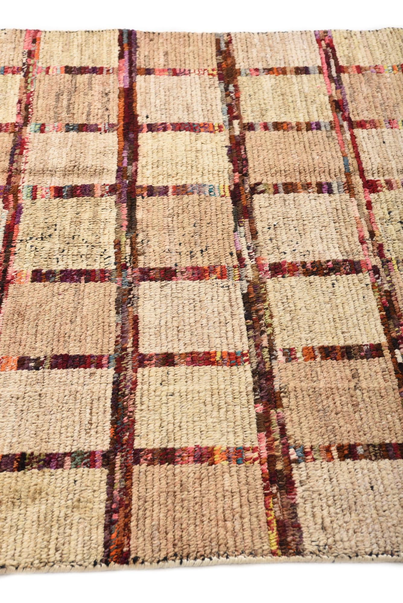4' 6 x 6' 8 Hand Knotted Moroccan Wool Rug