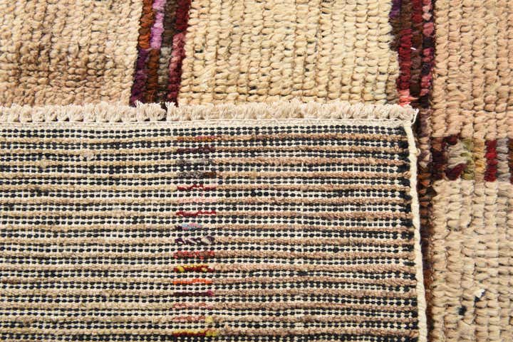 4' 6 x 6' 8 Hand Knotted Moroccan Wool Rug