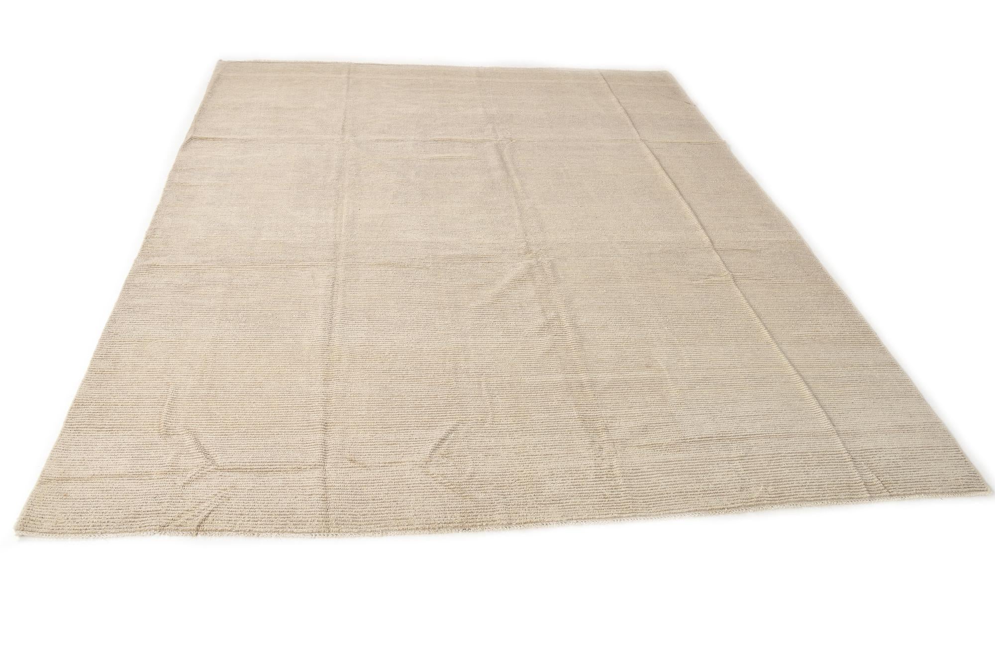 10' 3 x 12' 8 Hand Knotted Moroccan Wool Rug