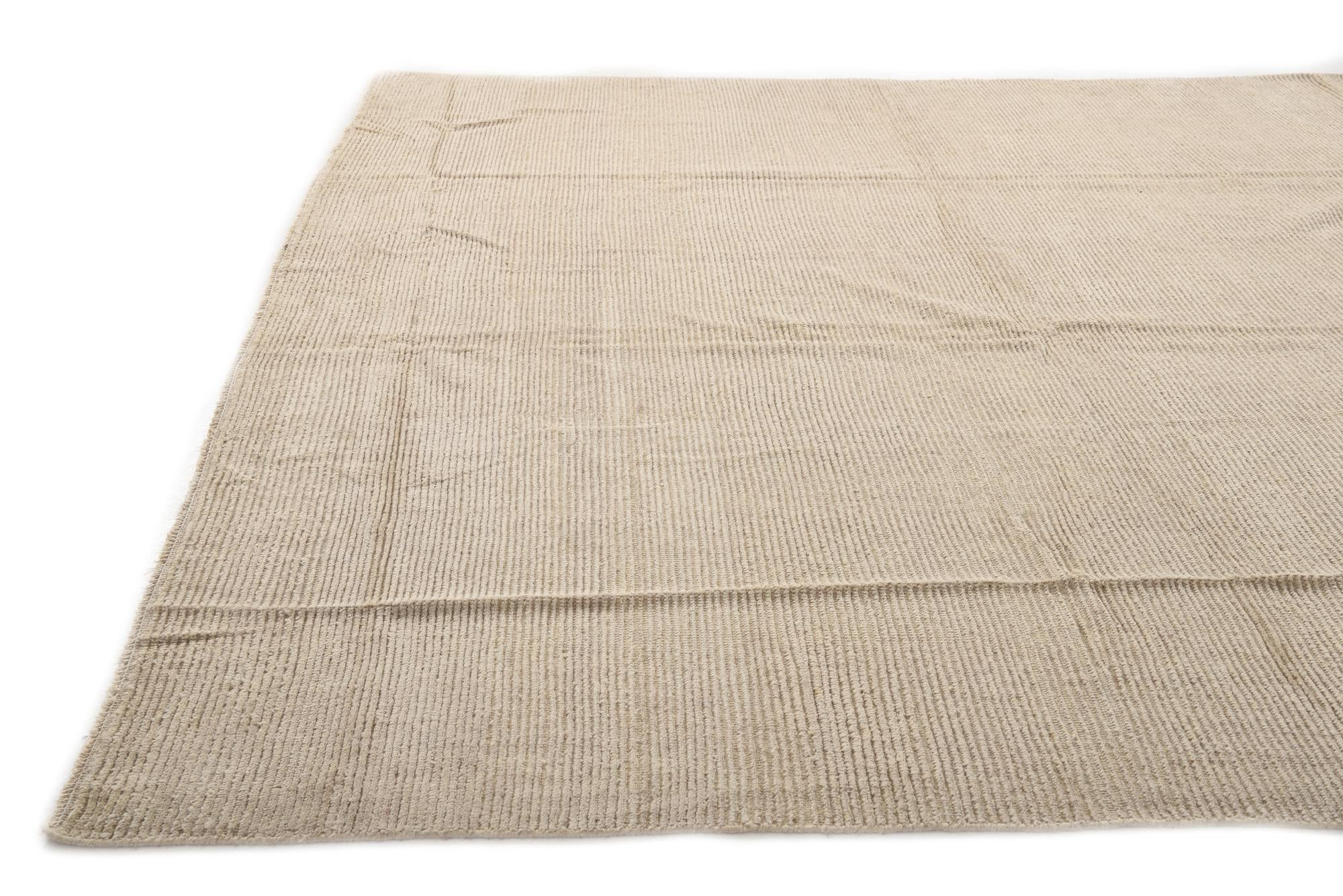 10' 3 x 12' 8 Hand Knotted Moroccan Wool Rug