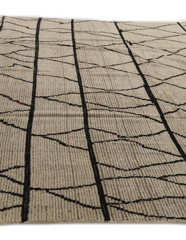 Detail image of 9' x 11' 7  Hand Knotted Moroccan Wool Rug