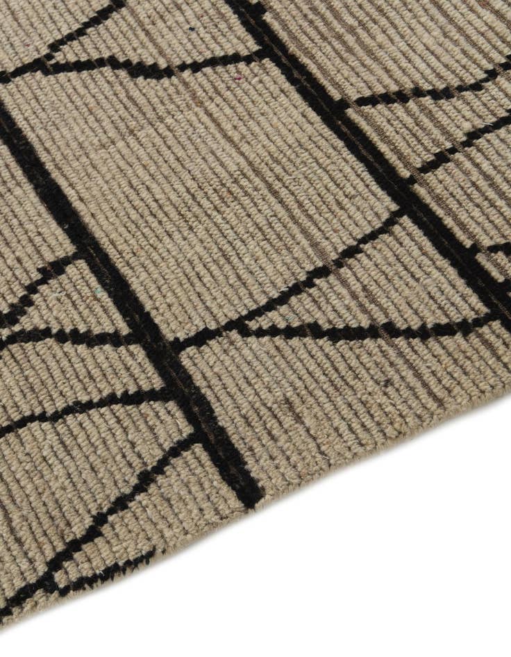 Detail image of 9' x 11' 7  Hand Knotted Moroccan Wool Rug