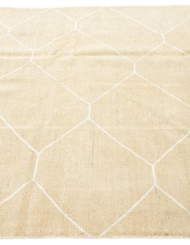 Detail image of 5' 8 x 8' 3  Hand Knotted Moroccan Wool Rug