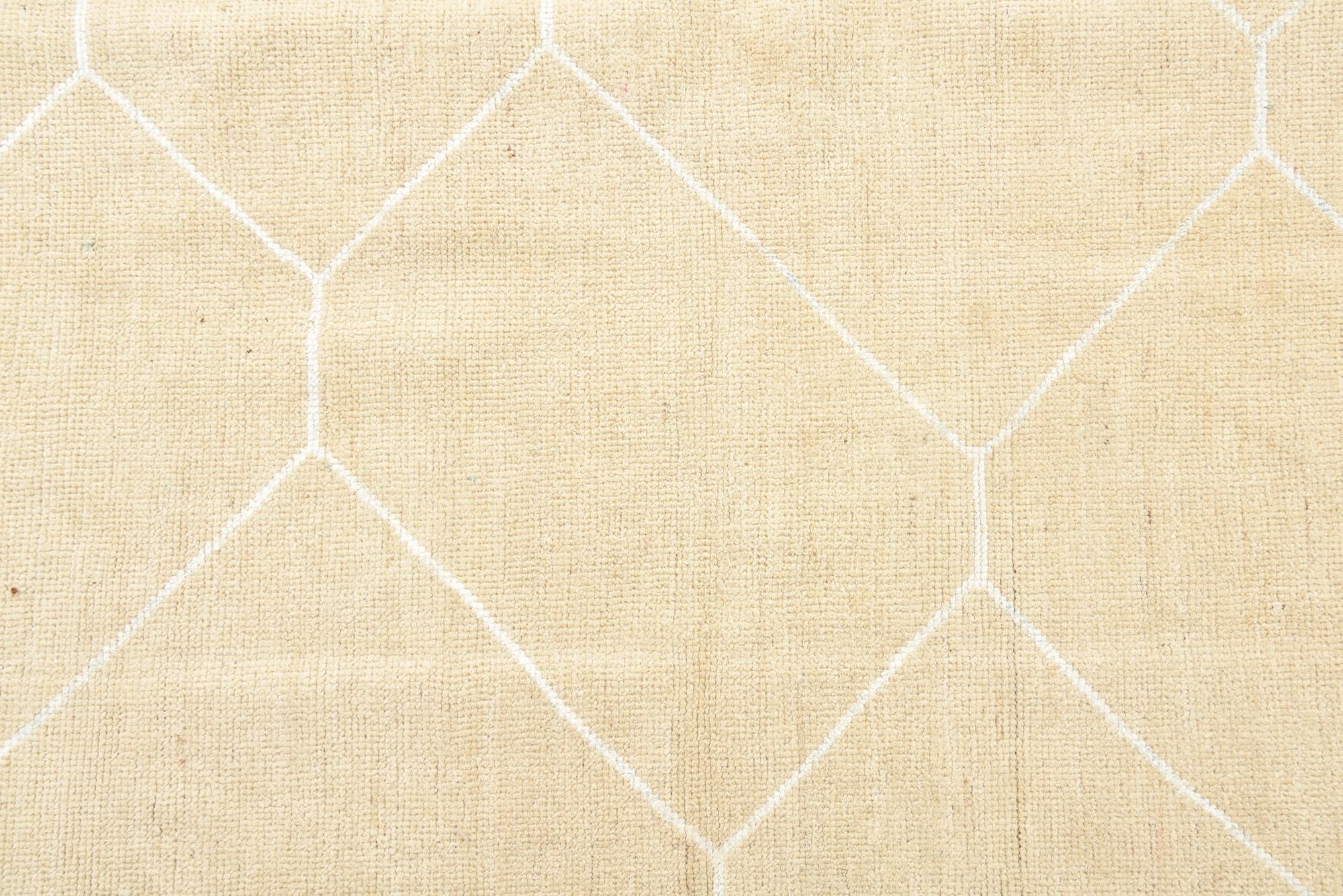 5' 8 x 8' 3 Hand Knotted Moroccan Wool Rug