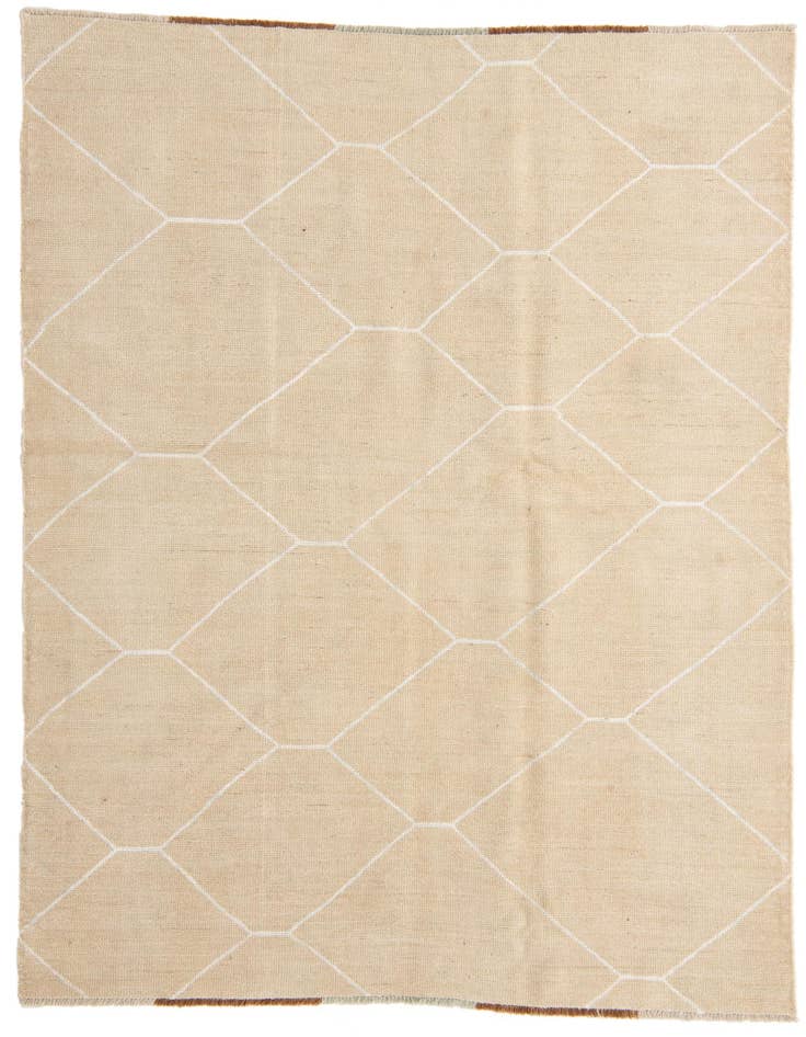 Detail image of 5' 8 x 8' 3 Hand Knotted Moroccan Wool Rug
