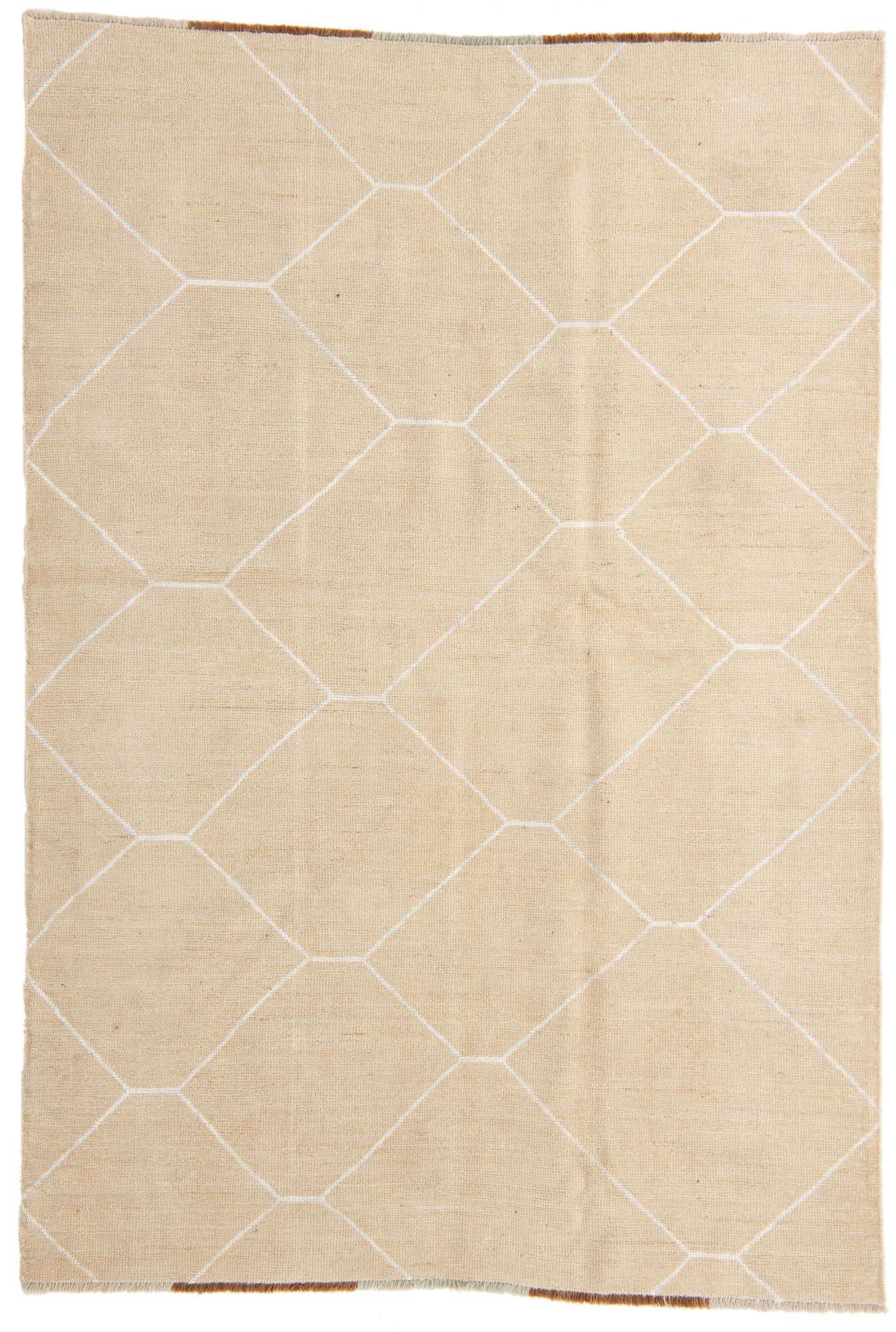 5' 8 x 8' 3 Hand Knotted Moroccan Wool Rug