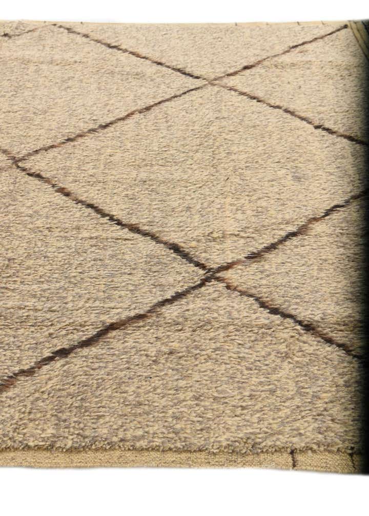 5' 10 x 8' 4 Hand Knotted Moroccan Wool Rug