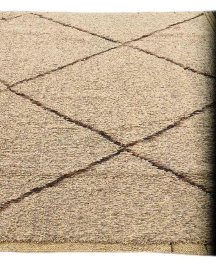 Detail image of 5' 10 x 8' 4 Hand Knotted Moroccan Wool Rug