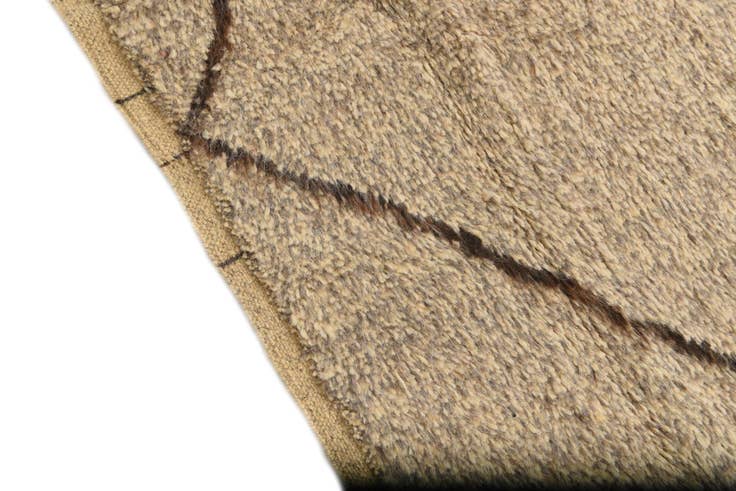 Detail image of 5' 10 x 8' 4 Hand Knotted Moroccan Wool Rug