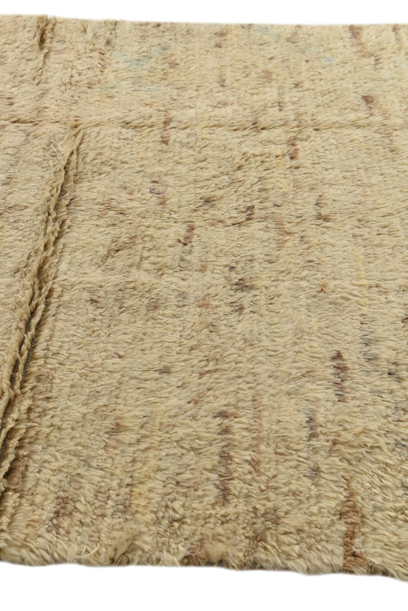 5' 5 x 8' 3 Hand Knotted Moroccan Wool Rug