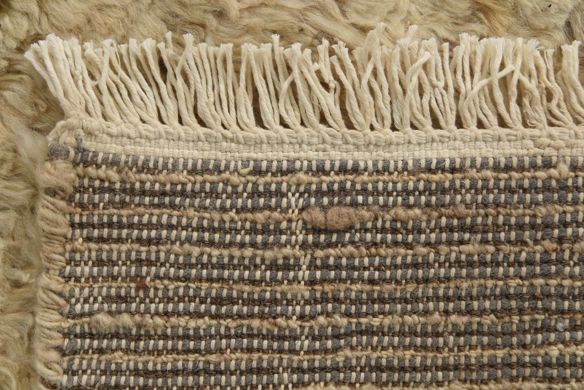 5' 5 x 8' 3 Hand Knotted Moroccan Wool Rug