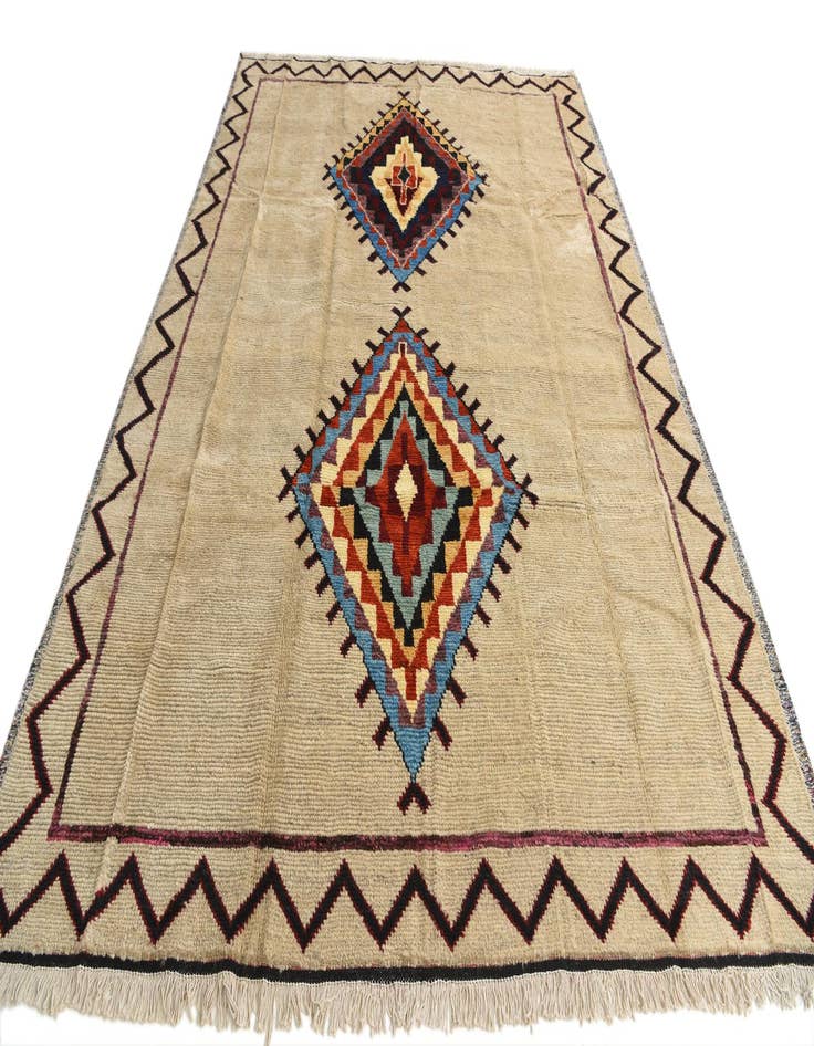 Detail image of 8' 8 x 12' 1 Hand Knotted Moroccan Wool Rug