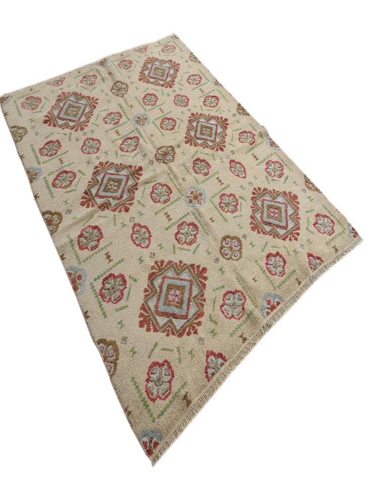 Detail image of 6' x 7' 2  Hand Knotted Moroccan Wool Rug