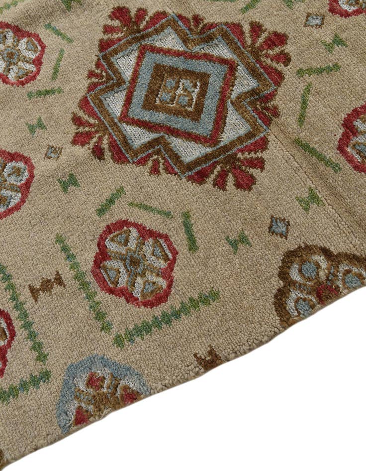 Detail image of 6' x 7' 2  Hand Knotted Moroccan Wool Rug