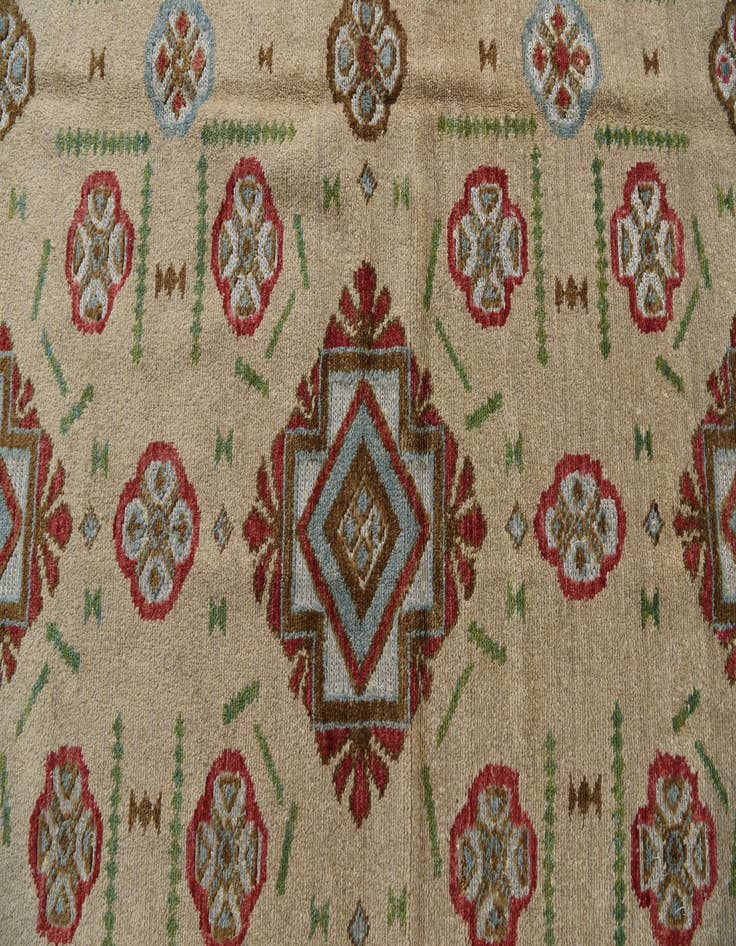 Detail image of 6' x 7' 2  Hand Knotted Moroccan Wool Rug