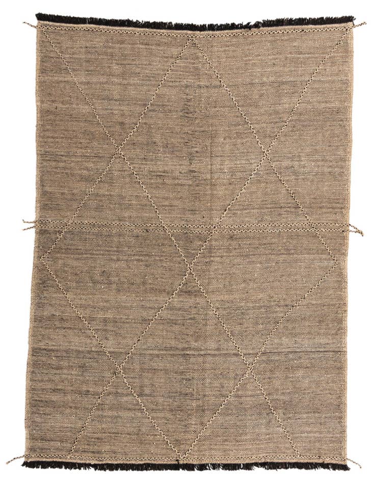 Detail image of 7' x 9' 6 Hand Knotted Moroccan Wool Rug