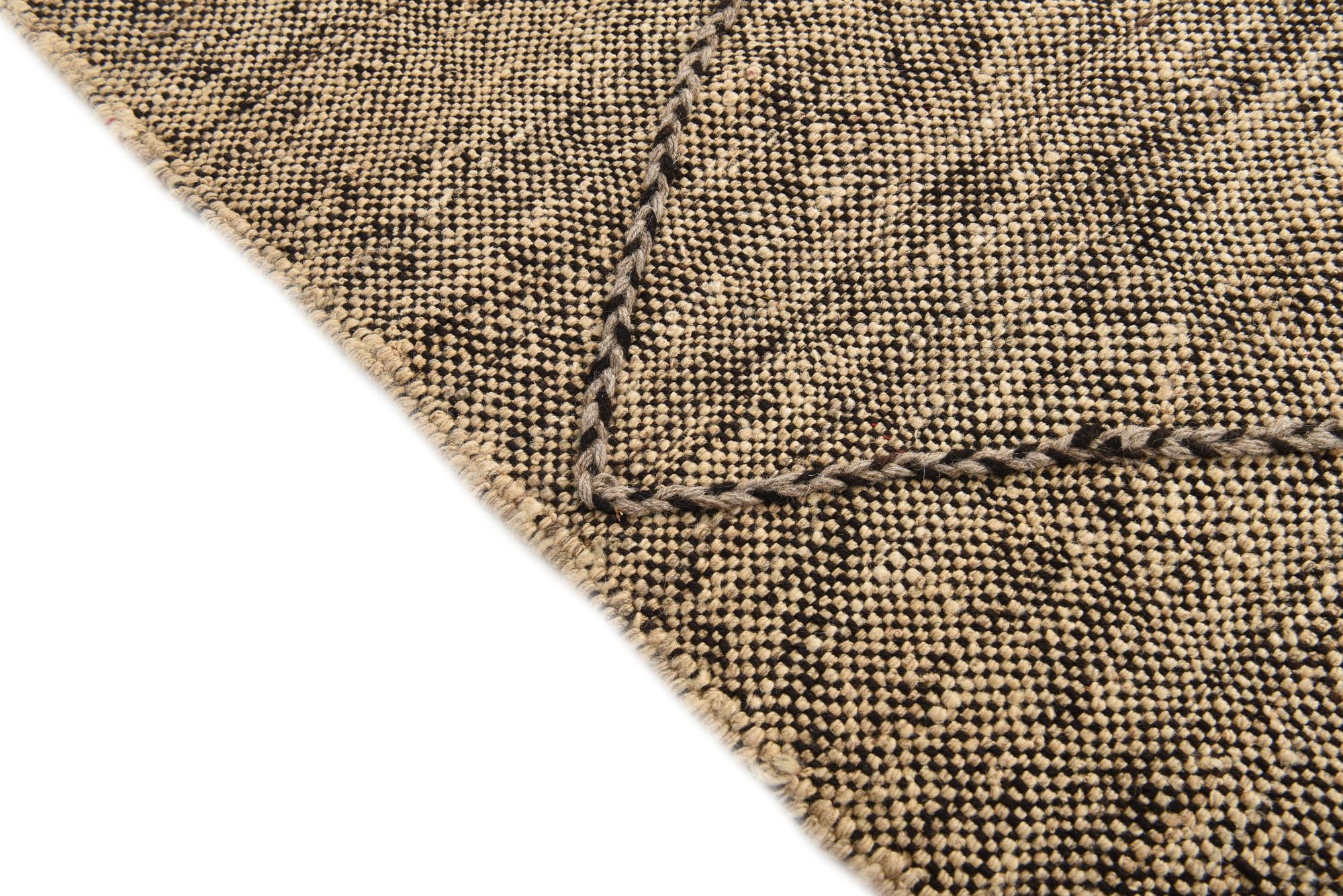 7' 3 x 9' 8 Hand Knotted Moroccan Wool Rug