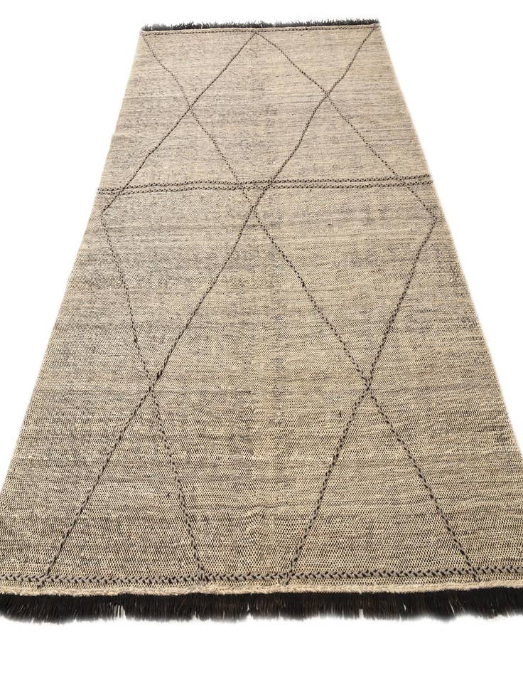 Detail image of 7' 3 x 9' 7  Hand Knotted Moroccan Wool Rug