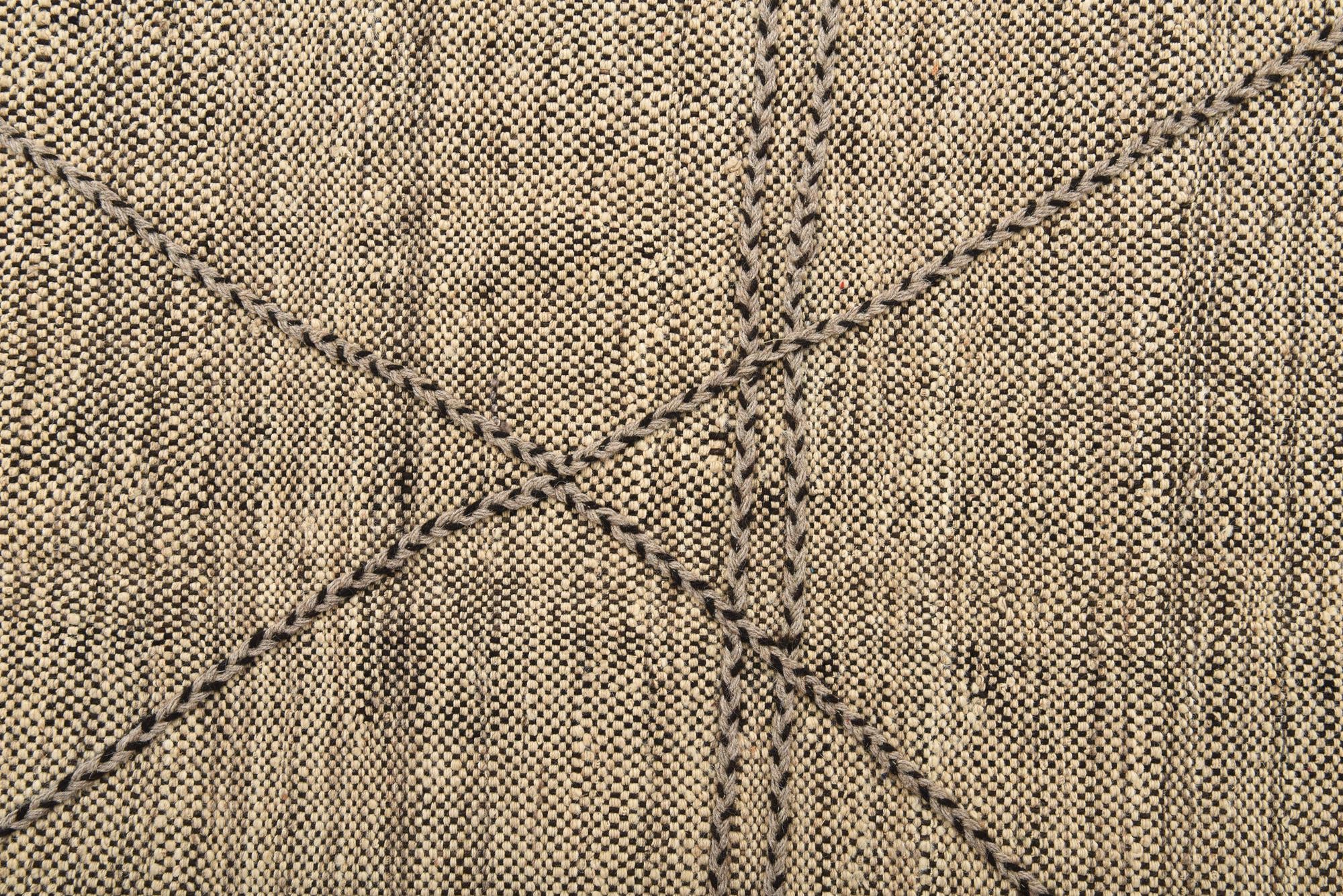 7' 3 x 9' 7 Hand Knotted Moroccan Wool Rug