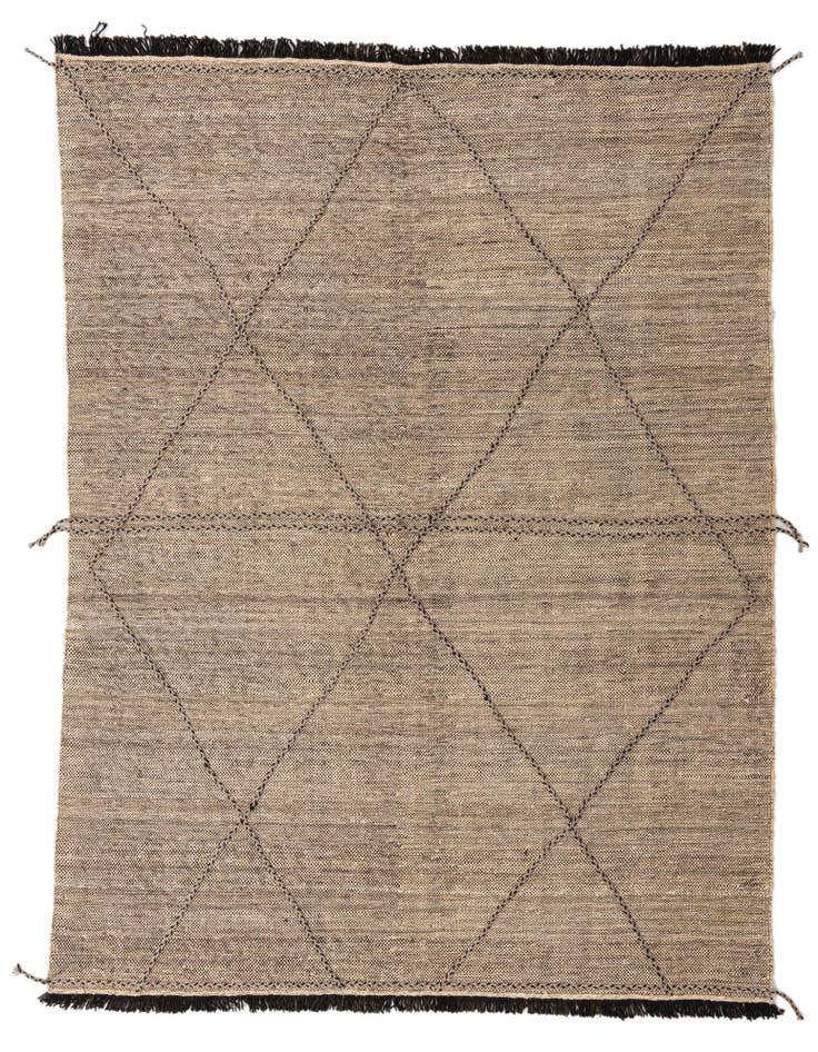 Detail image of 7' 3 x 9' 7 Hand Knotted Moroccan Wool Rug